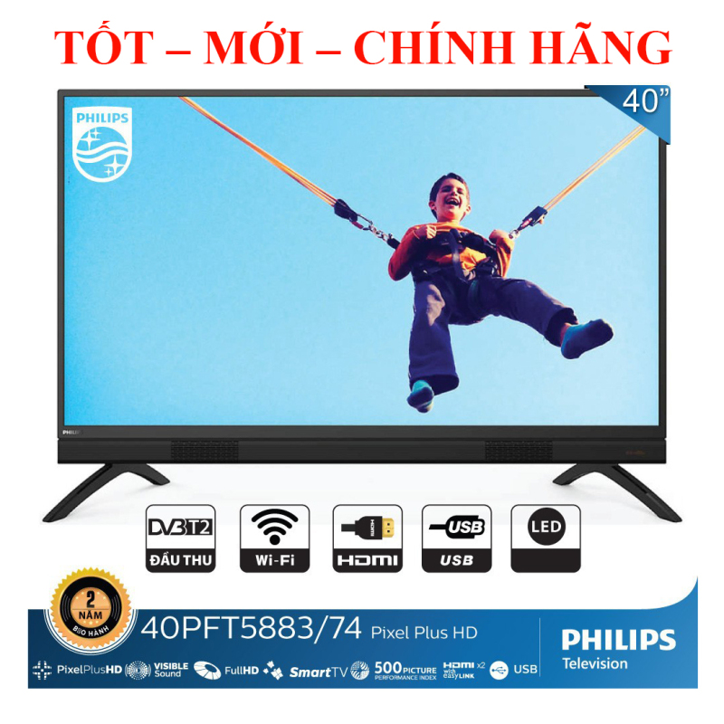 Bảng giá Smart Tivi Philips 40 Inch Full HD - 40PFT5883/74 Model 2019