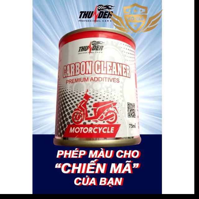 [HCM]Combo vệ sinh buồng đốt vệ sinh nhớt Thunder