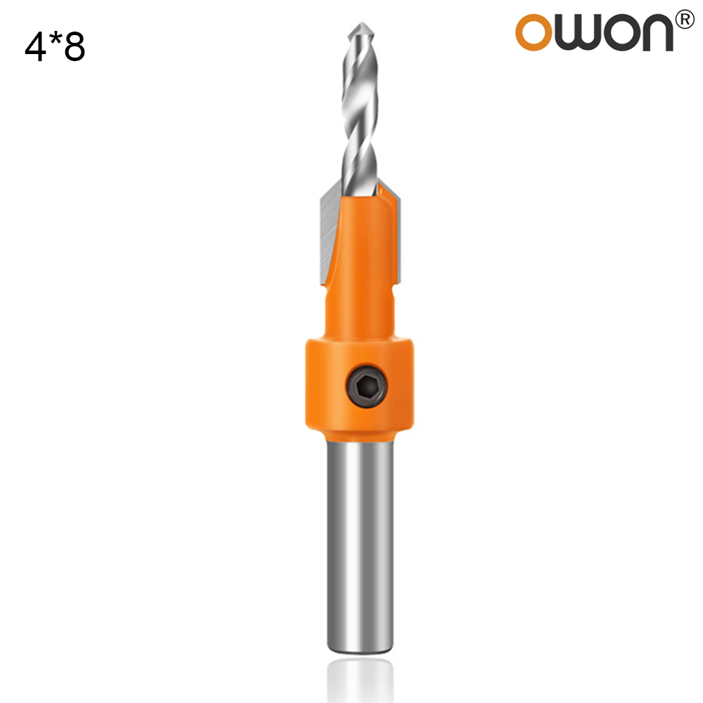8mm Durable Alloy Carbon Steel Woodworking Countersunk Screw Step Drill Tool