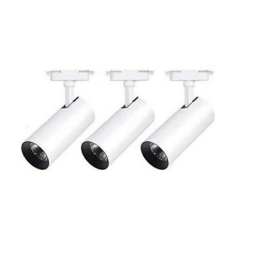 Bộ 3 Đèn Led rọi ray ống bơ 3W trang trí shop