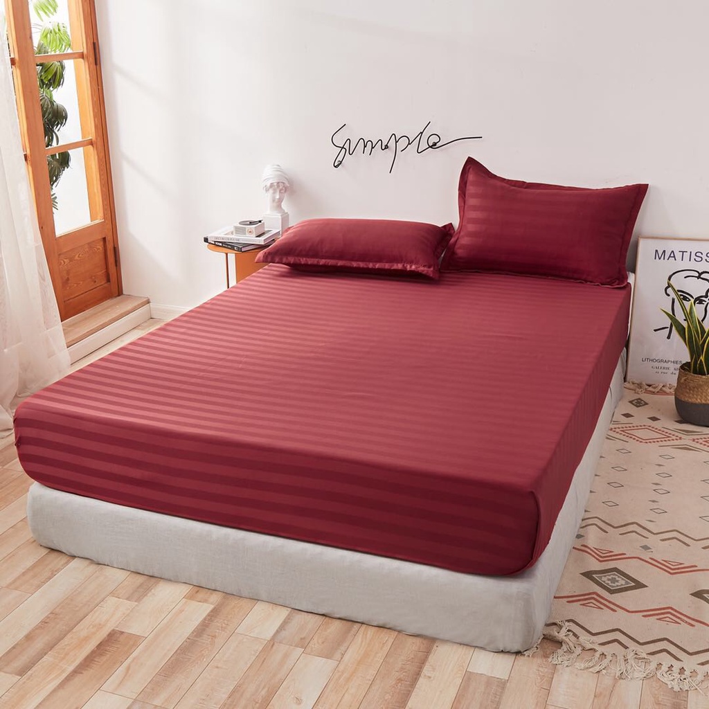 Ga giường và vỏ gối Cotton 3F Nhà Nhím Bedding Bộ ga giường dày dặn đủ kích thước trải nệm 1m2, 1m4, 1m6, 1m8, 2m