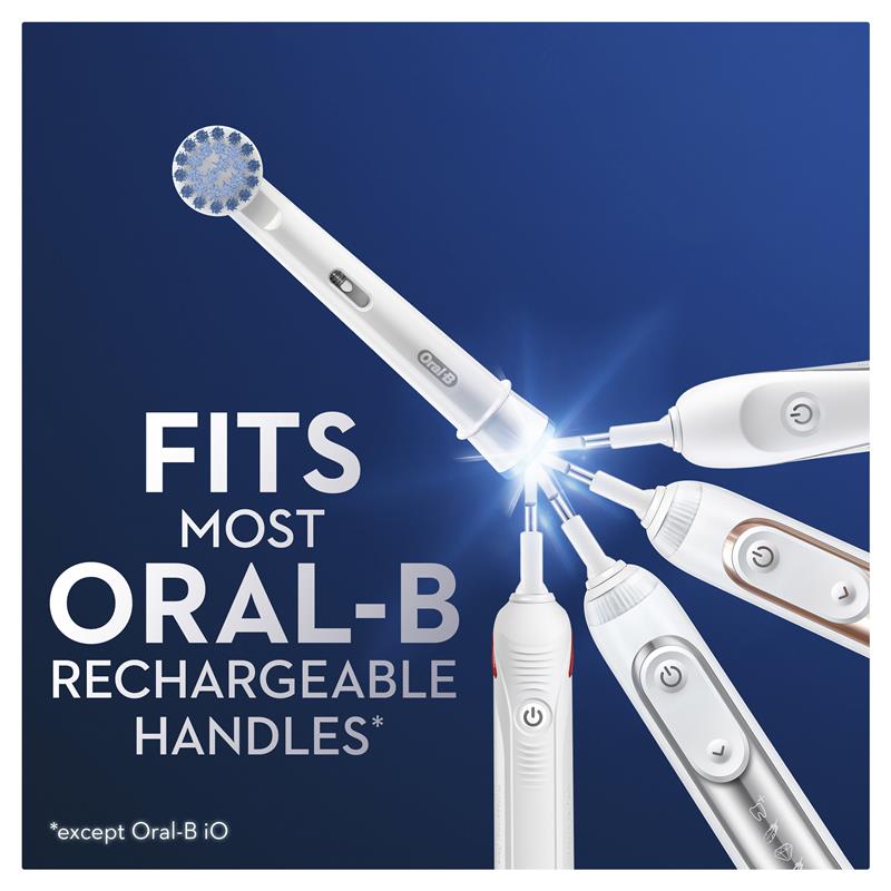 Bộ 6 đầu bàn chải điện thay thế Oral B Power Toothbrush Clean Sensitive Refills dành cho răng nhạy cảm quatangme-com-vn