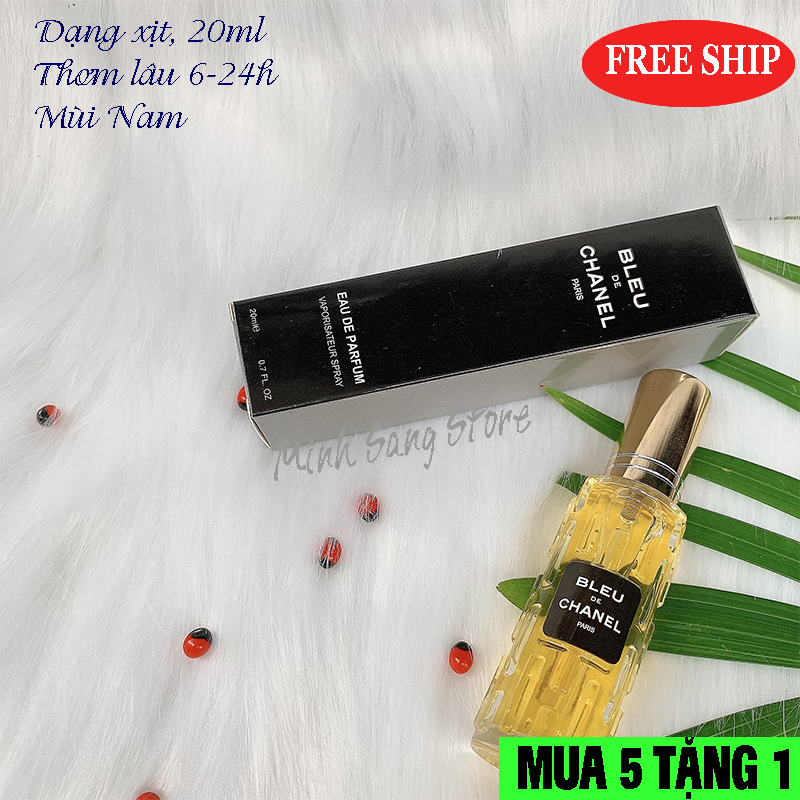 [HCM]COMBO 2 CHAI NƯỚC HOA NAM BLUE + AQUA 20ML