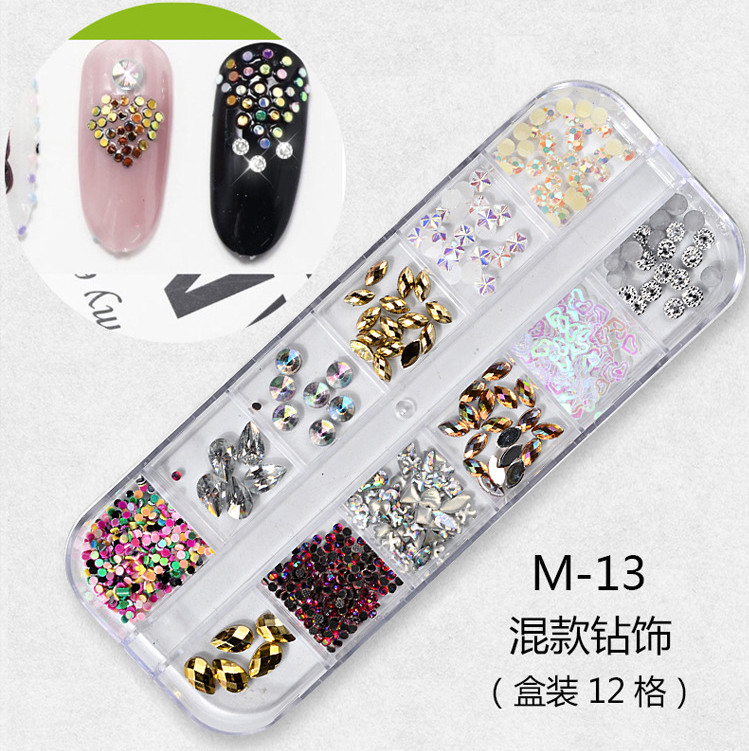 phụ kiện trang trí móng mix sỏi charm ngọc...