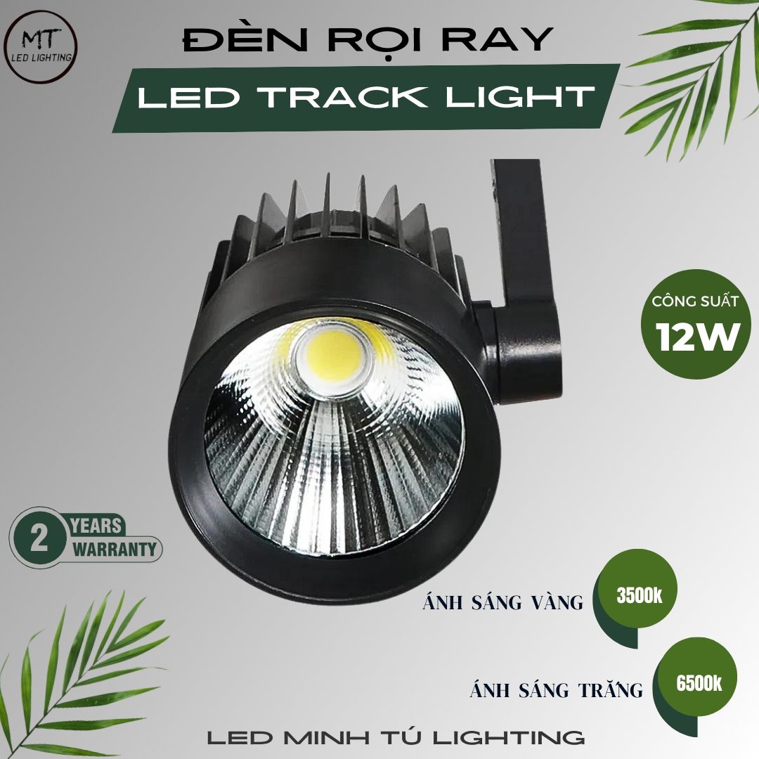 Đèn rọi ray COB 20w - 30w [Led Minh Tú]