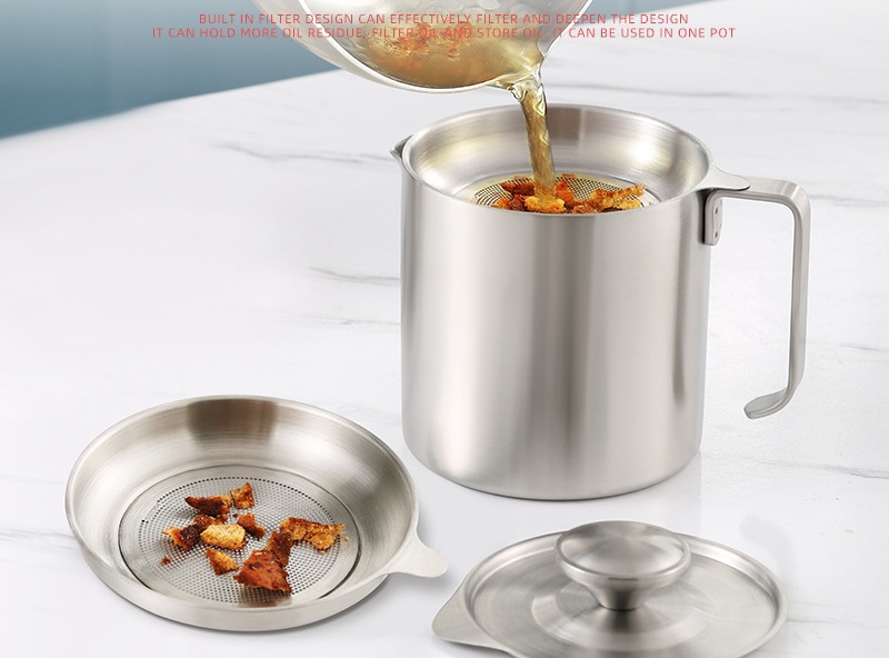Ca Lọc Cặn Dầu Ăn Bằng Inox #304 [ Thép Không Gỉ ]