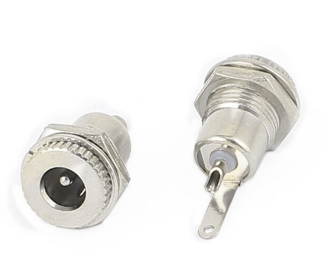 Jack DC 099 Kiểu Vặn Ren Chống Rung 5.5x2.1mm