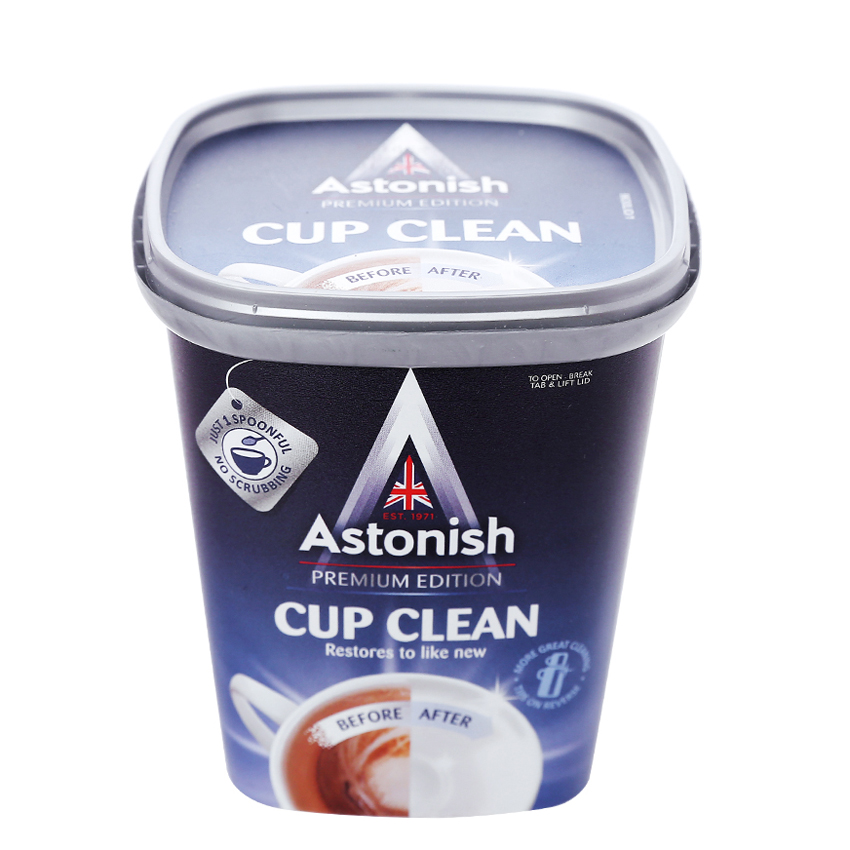 Chất tẩy rửa cặn trà cà phê Astonish 350g Anh Quốc