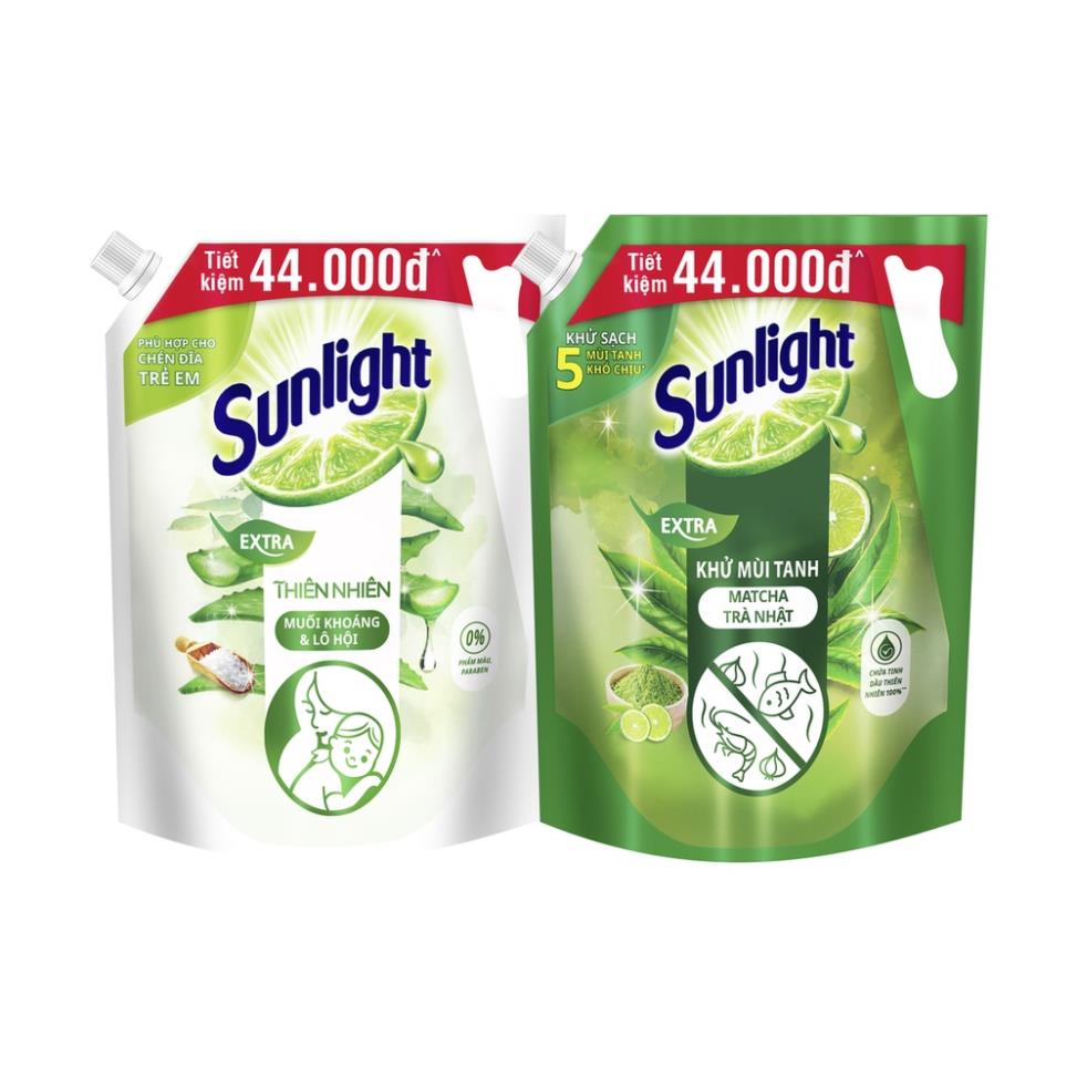 Nước Rửa Chén Bát Thiên Nhiên Sunlight (2.1Kg/3.4Kg)