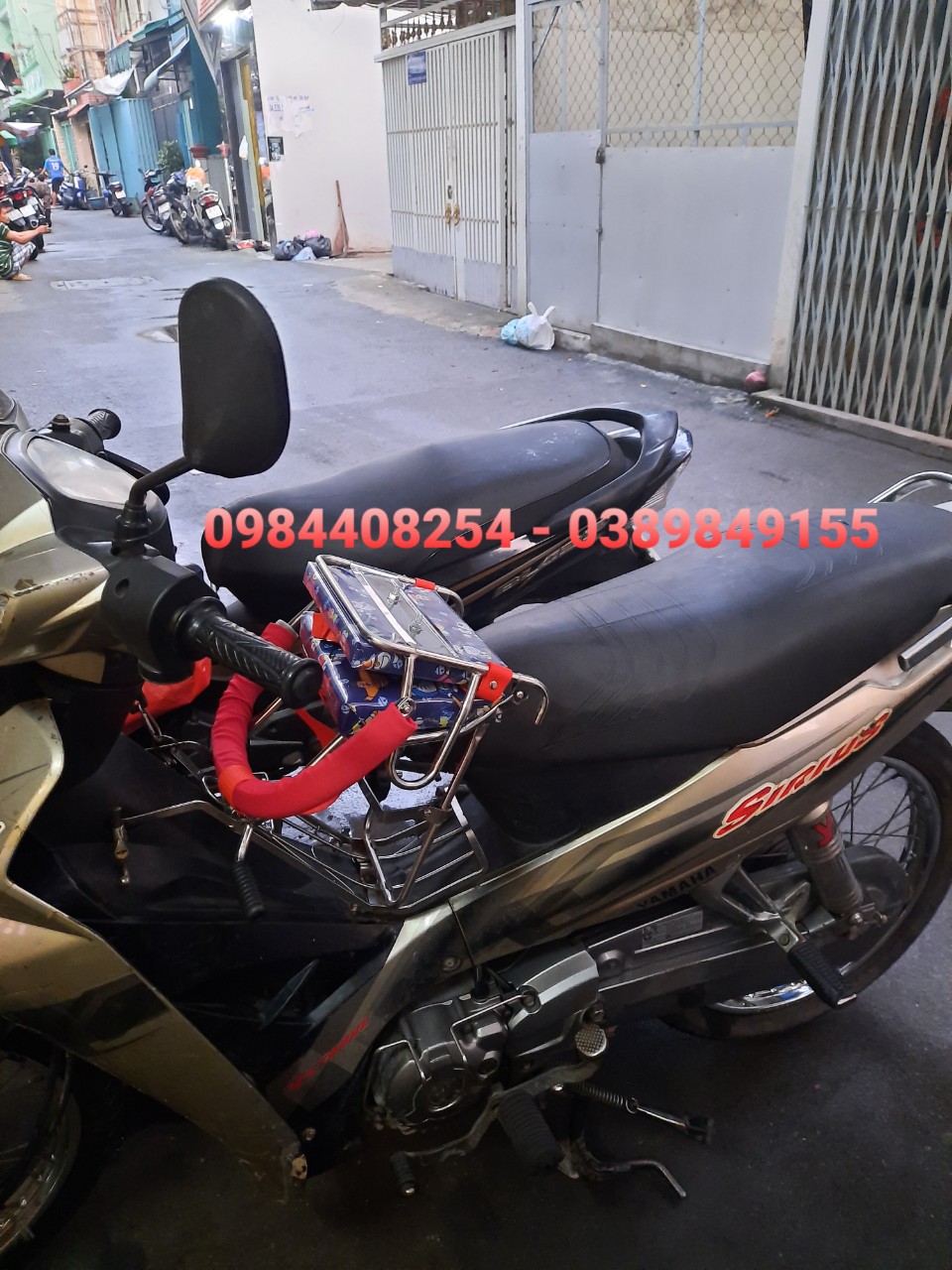 Ghế ngồi xe máy số cho bé  có dựa vòng (các loại xe số)