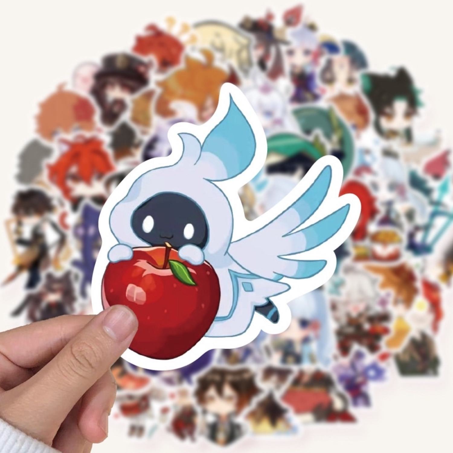 Sticker/ Hình dán Genshin Impact 50 miếng