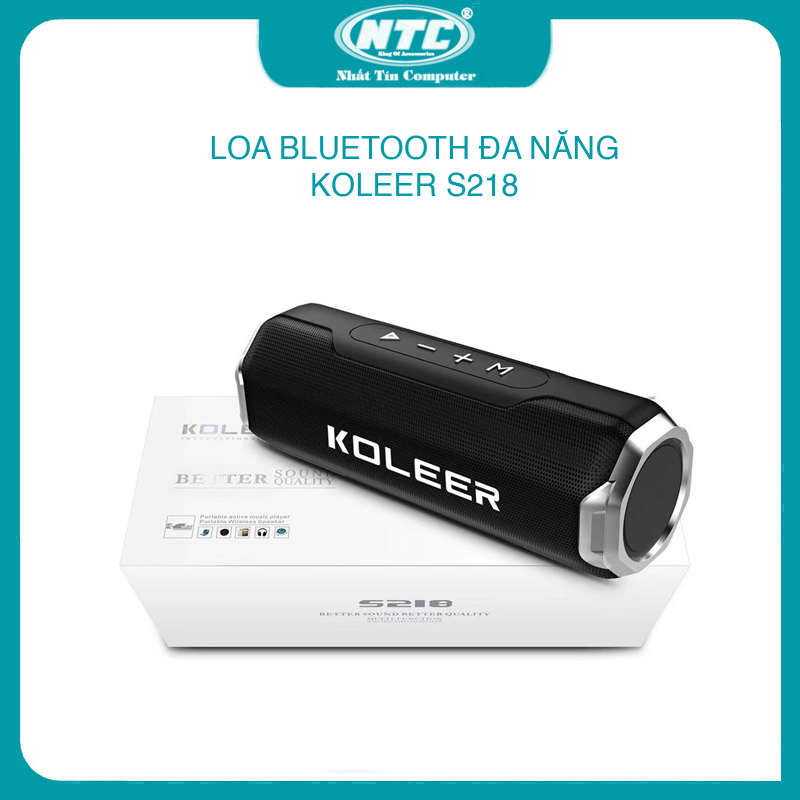 Loa bluetooth koleer s218/s813/s812 bass cực mạnh siêu hay - hỗ trợ thẻ nhớ/usb/aux/fm - nhất tín computer