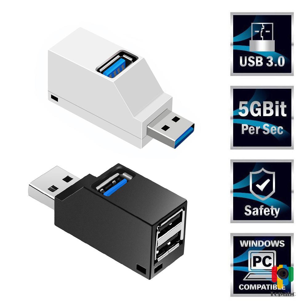 Đầu hub chia 3 cổng usb 3.0 và 2.0 tốc độ cao