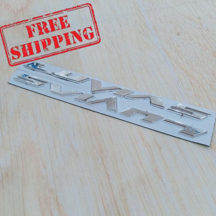 [TRỜI ƠI MIỄN SHIP] Tem chữ nổi xe máy LUVIAS màu bạc siêu chất - FS443, đồ phụ tùng xe máy giá rẻ