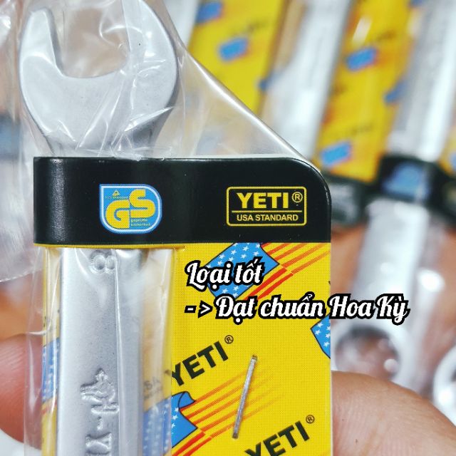 Cờ lê, Vòng miệng YETI có đủ kích cỡ lựa chọn từ 8-32