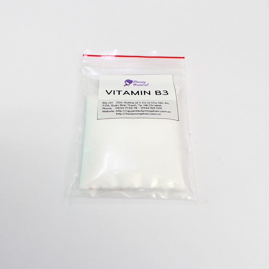 [HCM]Vitamin B3 (10g) - Nguyên liệu làm mỹ phẩm