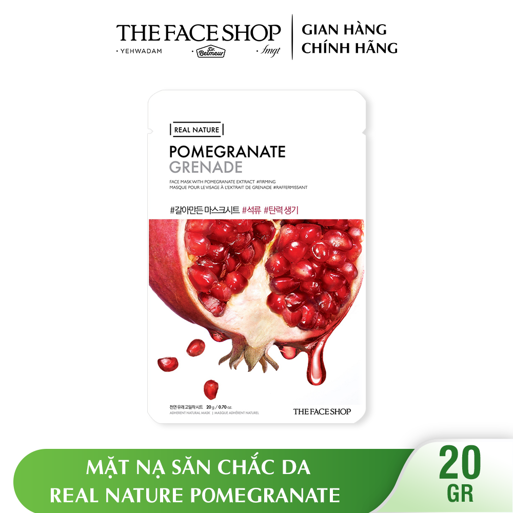 [QUÀ TẶNG] Mặt Nạ Phục Hồi Độ Ẩm Và Săn Chắc THEFACESHOP Real Nature Pomegranate