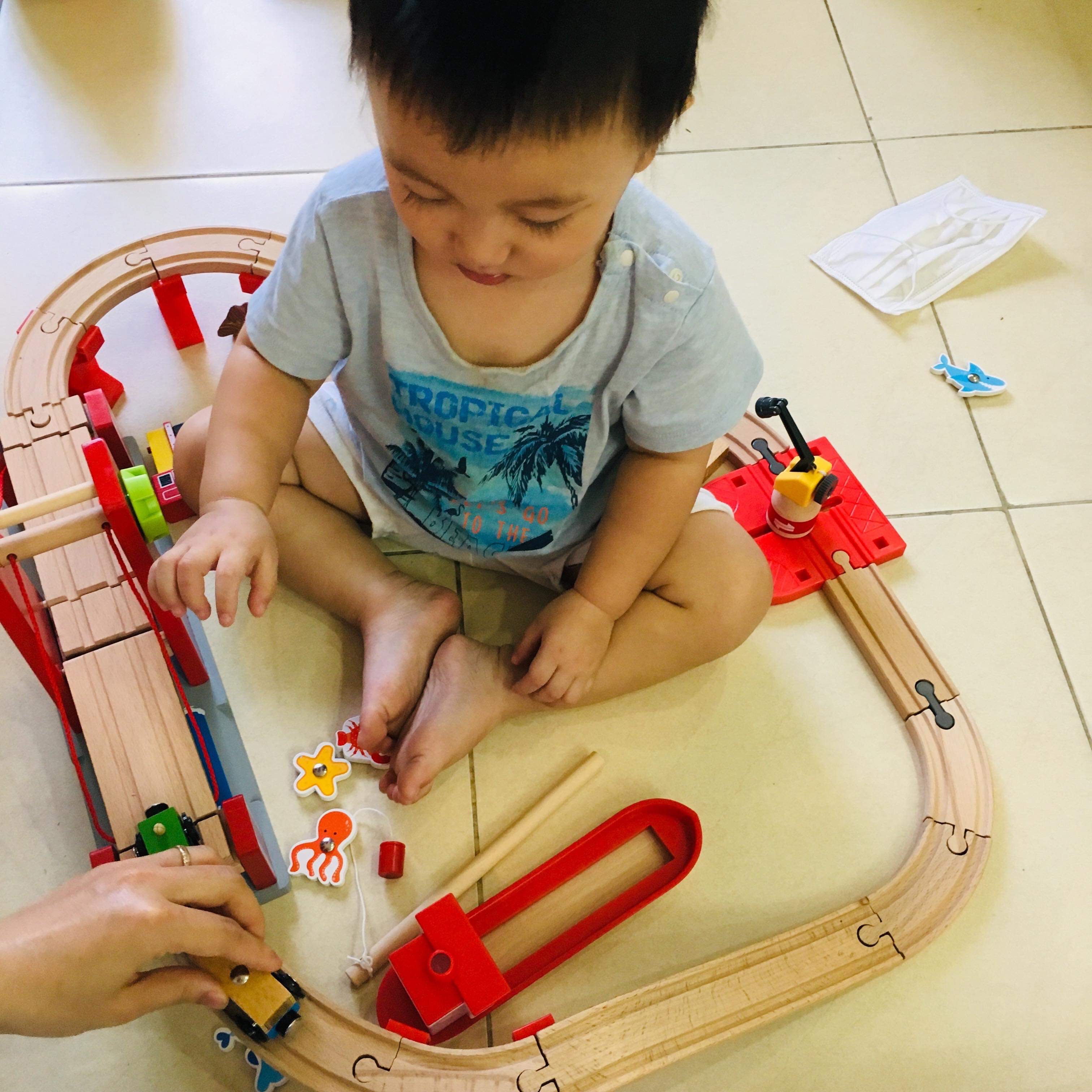 Bộ mô hình giao thông cầu cảng
