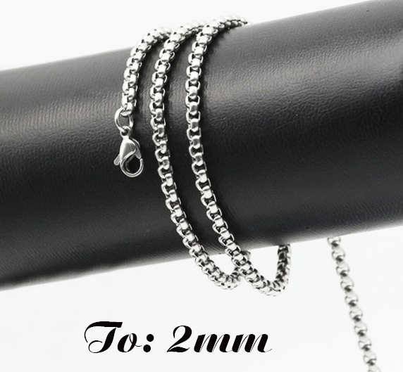 Dây chuyền inox cao cấp kiểu bông dừa khít đẹp, không đen, không gỉ - Phù hợp cho cả nam lẫn nữ