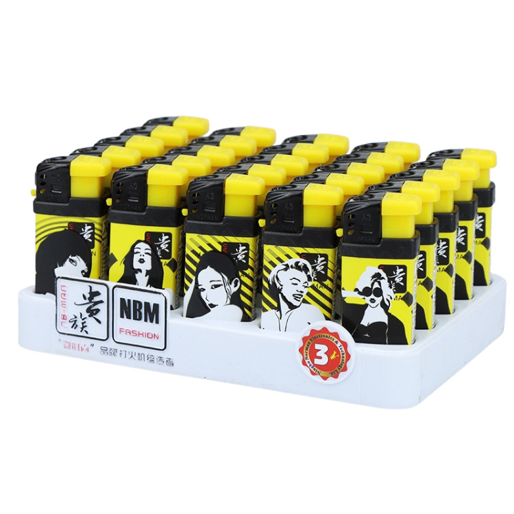 Combo 5 Bật Lửa NBM X3 Xài Gas Lửa Khò Chống Gió Nhiều Họa Tiết Độc Lạ (Không Gas)