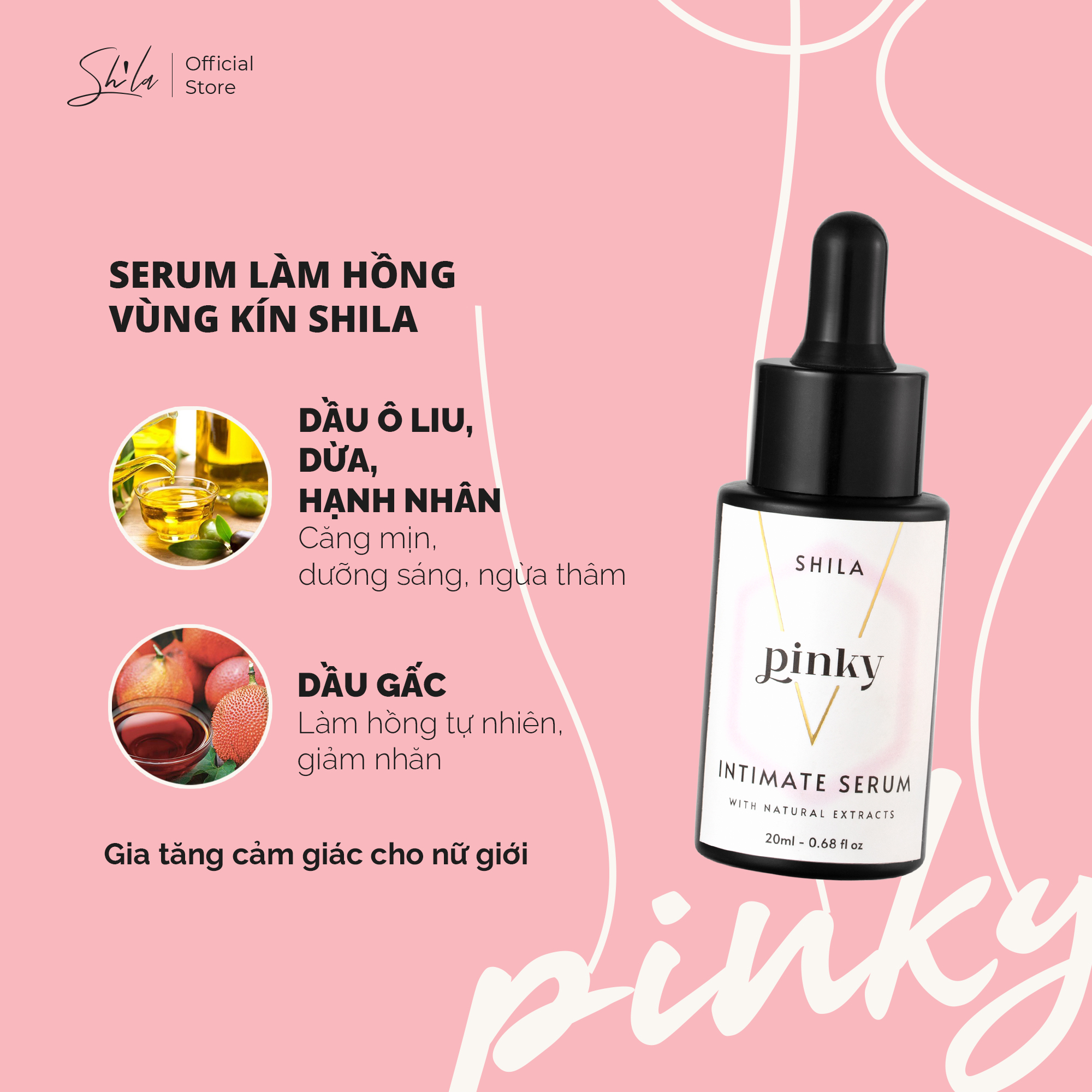 Bộ 3 chăm sóc vùng kín Shila Pinky
