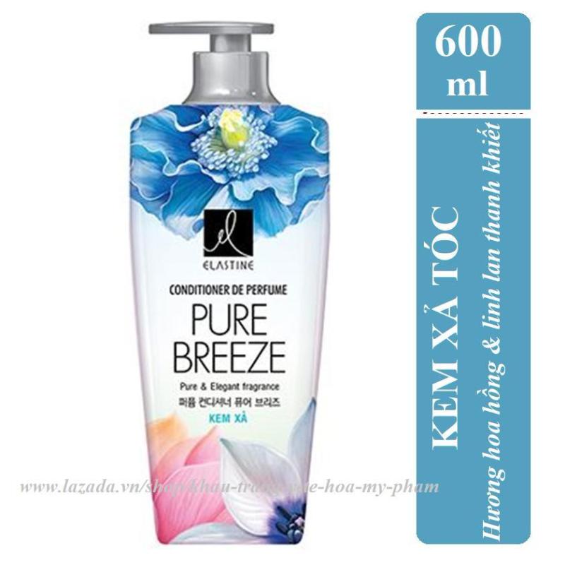 Elastine - Kem xả nước hoa  De Perfume Pure Breeze 600ml nhập khẩu