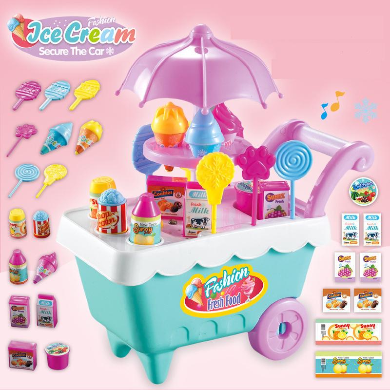 Bộ đồ chơi xe kem Mini siêu cute cho bé gái