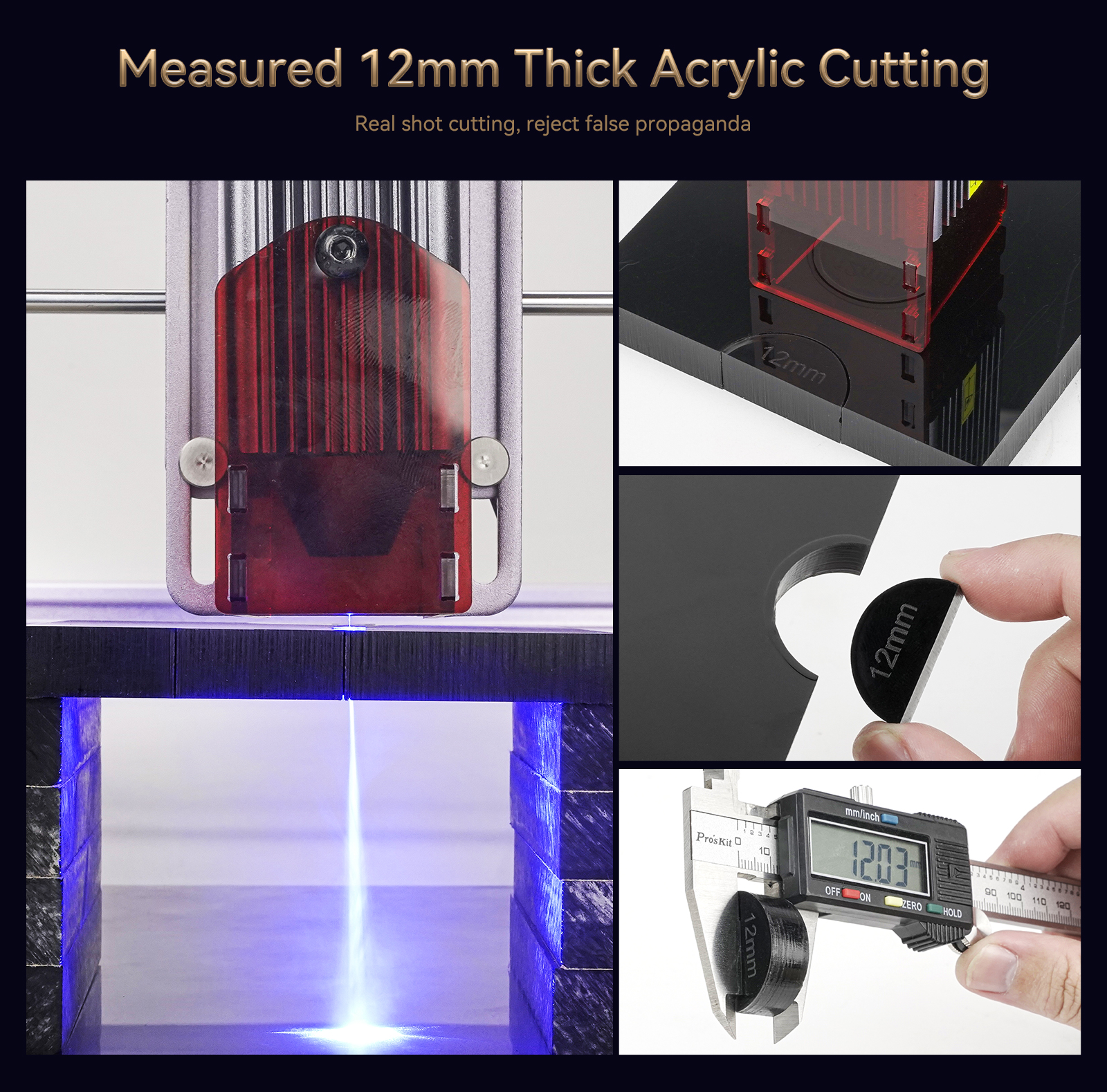 ATOMSTACK A5 Pro 40W Máy khắc laser,Thích hợp cho gỗ kim loại,máy khắc laser mini