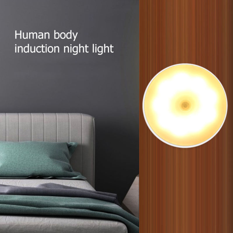 Đèn led cảm ứng chạm sáng dán tường phòng ngủ phòng tắm sạc pin trang trí trong nhà