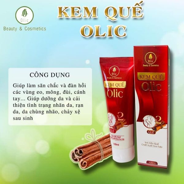 (Mẫu Mới Chính Hãng) Kem Quế Olic Tan Mỡ Chính Hãng - Bao Check Mã Tem