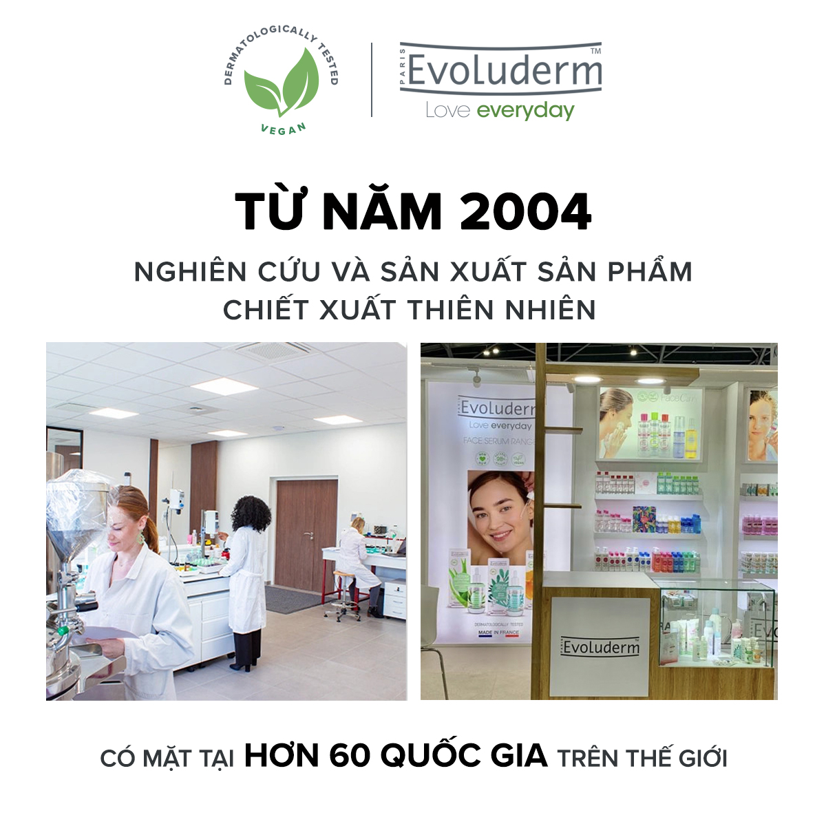 Xịt khoáng cấp ẩm làm dịu da Evoluderm 400ml