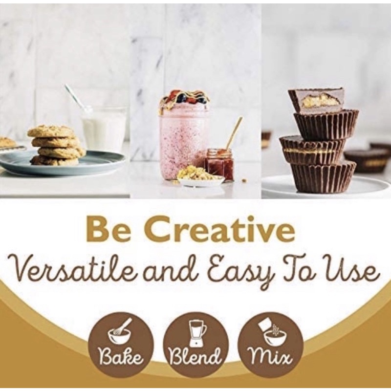 Bột đậu phộng PB2 (vegan,eat clean, gymer, ăn kiêng)