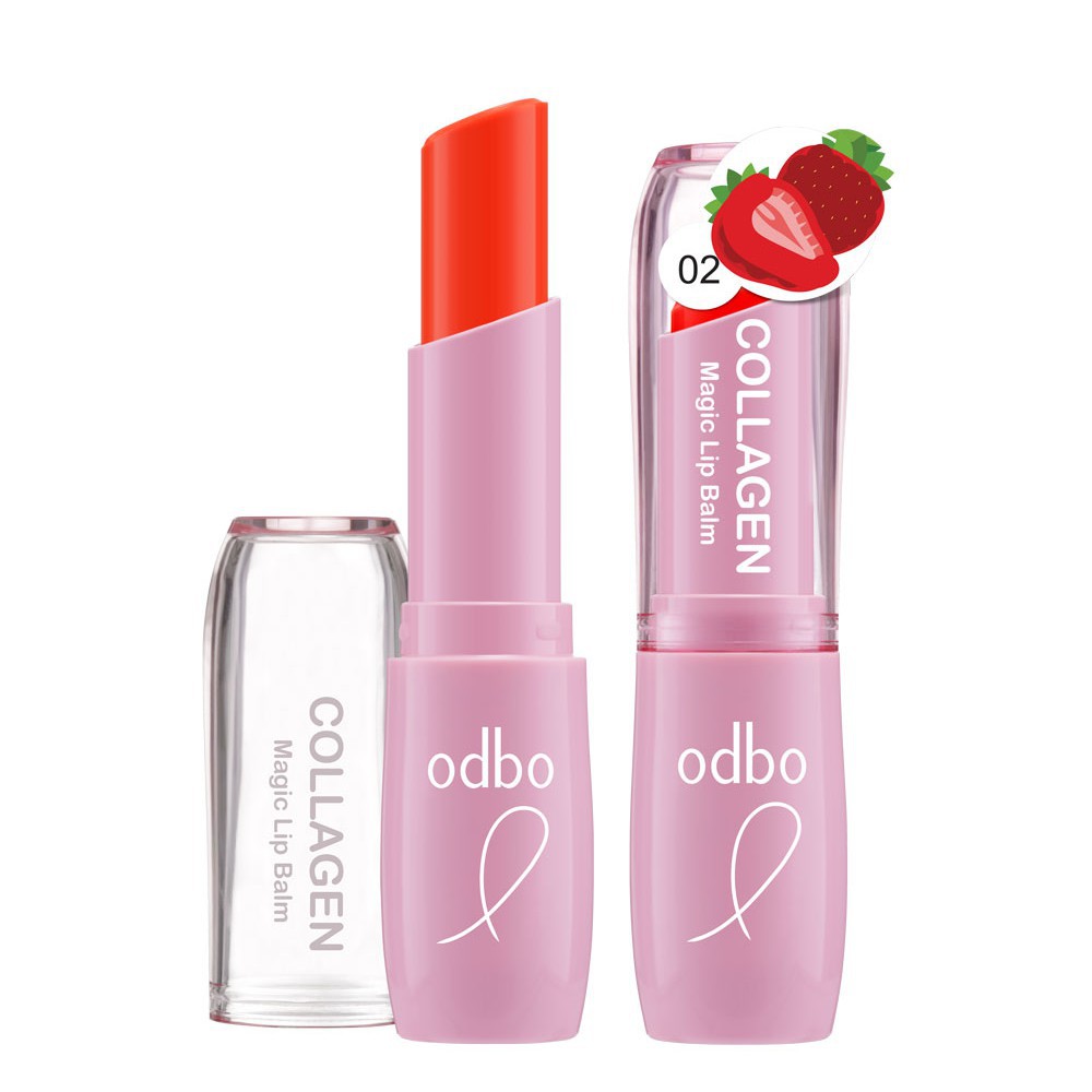 [HCM]Son Dưỡng Odbo Collagen Magic Lip Balm OD521