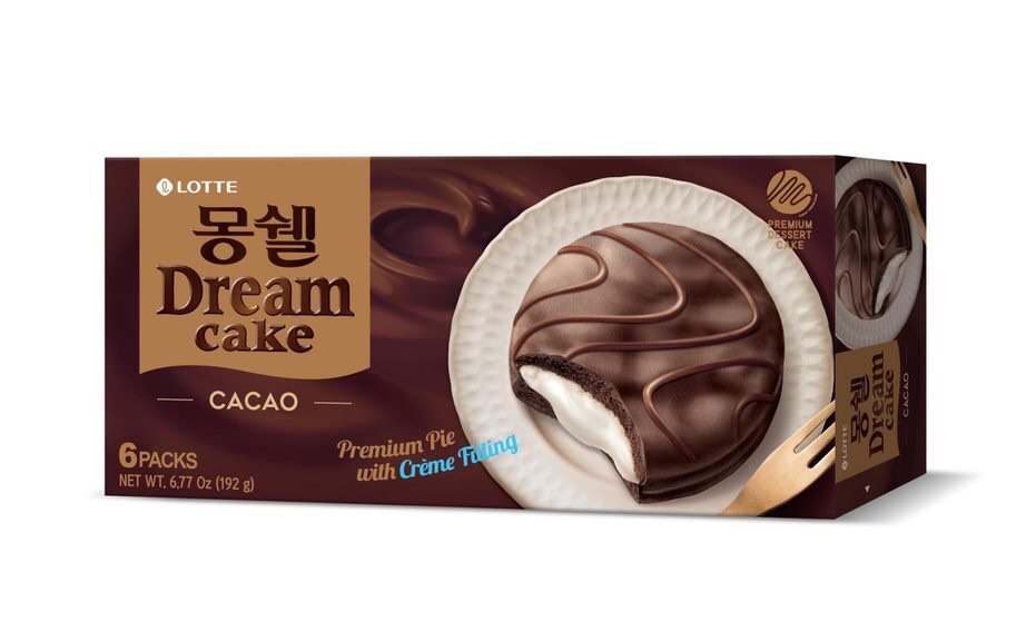 Korean chocolate dream cake cocoa lolly pillow 192g