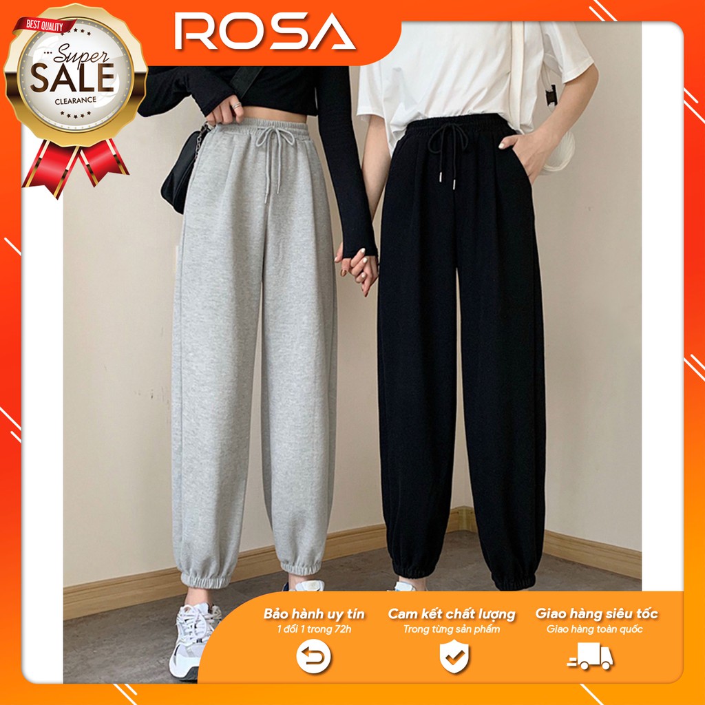 Quần Nỉ Nữ Thu Đông Chất Đẹp Siêu Hot 2020 ROSA
