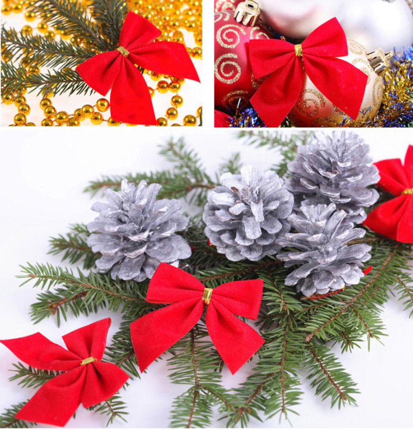 Bộ 10 Nơ Trang Trí Cây Thông noel , Giáng sinh