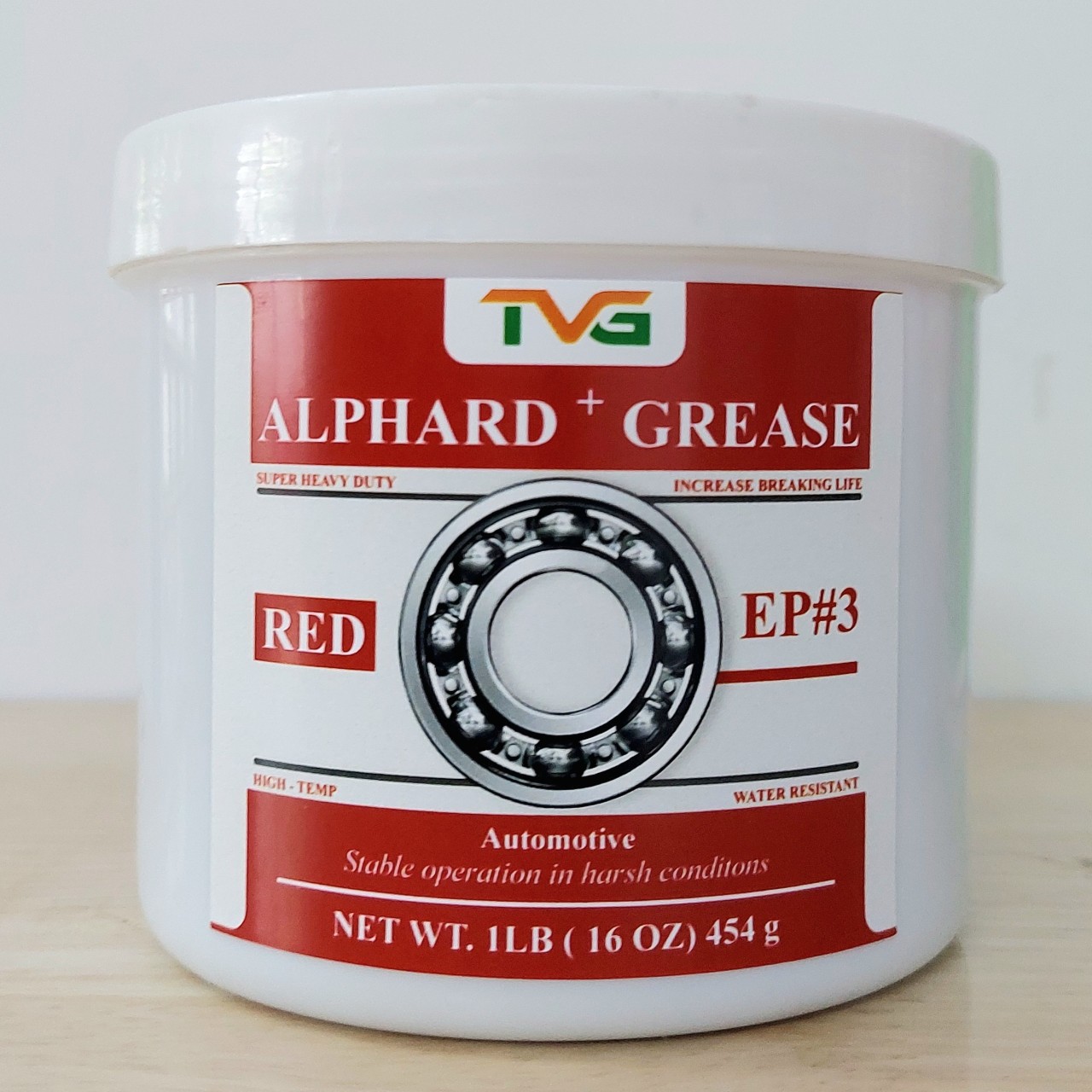 [HỎA TỐC HCM - MỠ BÒ ĐỎ CHỊU NHIỆT VÀ KHÁNG NƯỚC] ALPHARD GREASE RED EP3 454GR