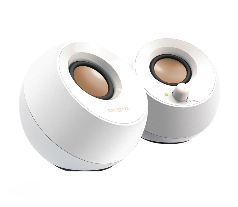 Loa vi tính Creative Pebble White - Hàng Chính Hãng
