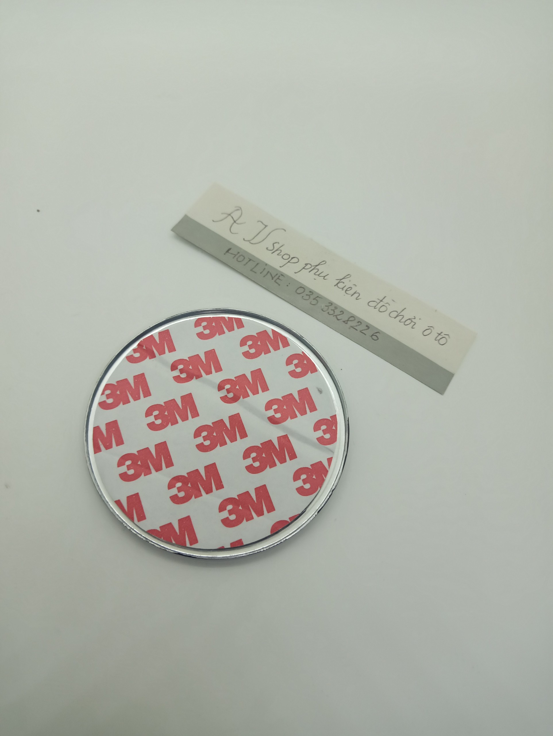 miếng dán 3D trang trí xe logo PRESIDENT