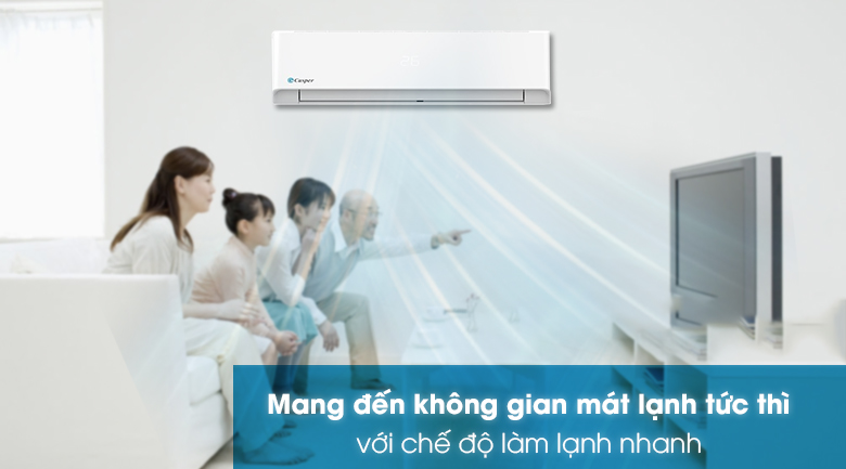 [TRẢ GÓP 0%]Điều hòa Casper 12000btu 1 chiều LC-12FS32