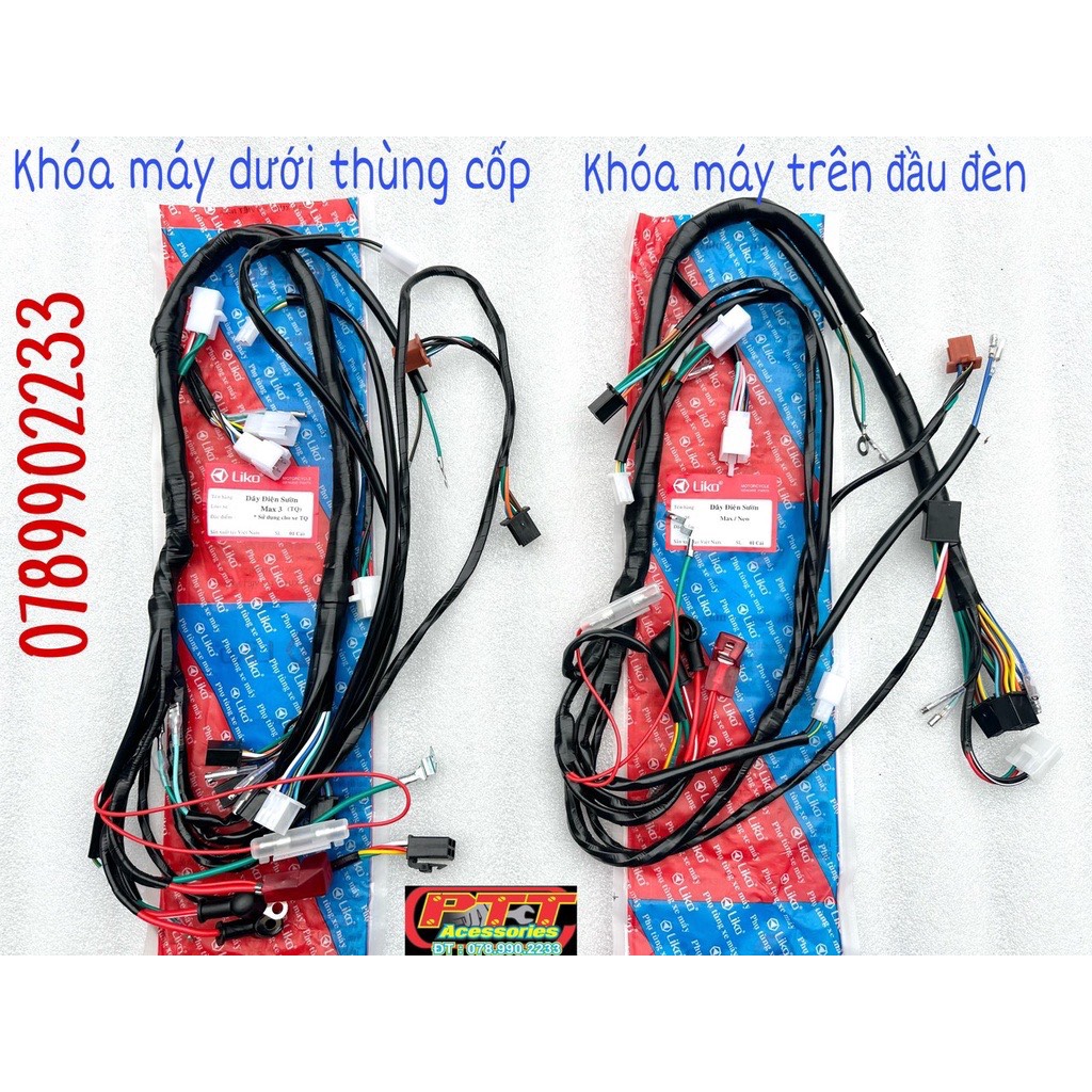 DÂY ĐIỆN SƯỜN XE MAX ( TRUNG QUỐC )