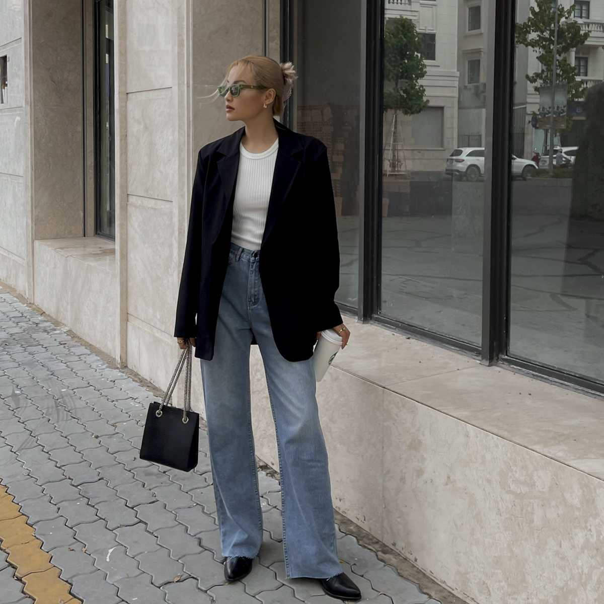 TATICHU - Áo Blazer form rộng - Dad Blazer