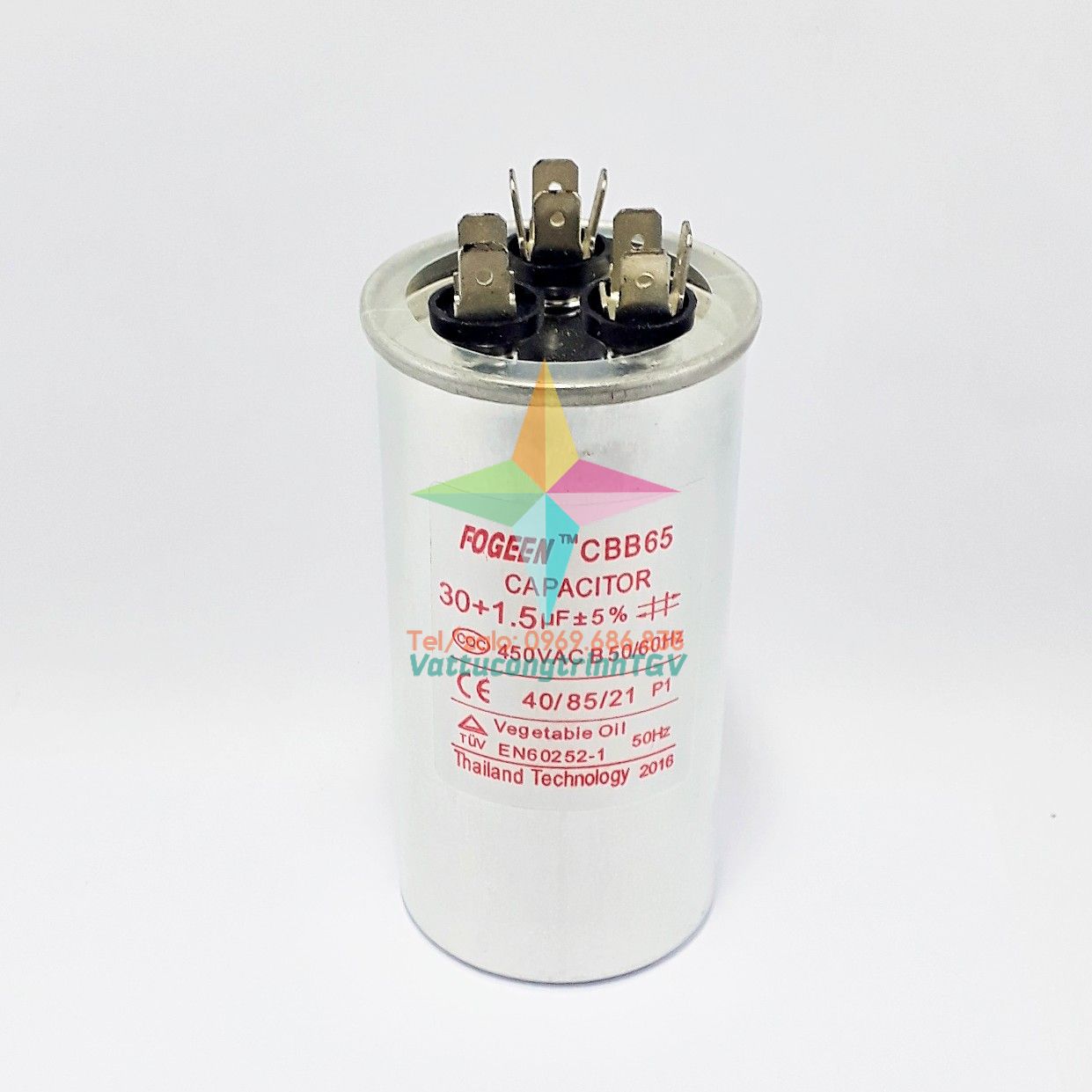 ụ kép FOGEEN CBB65 30+1.5uF +5%