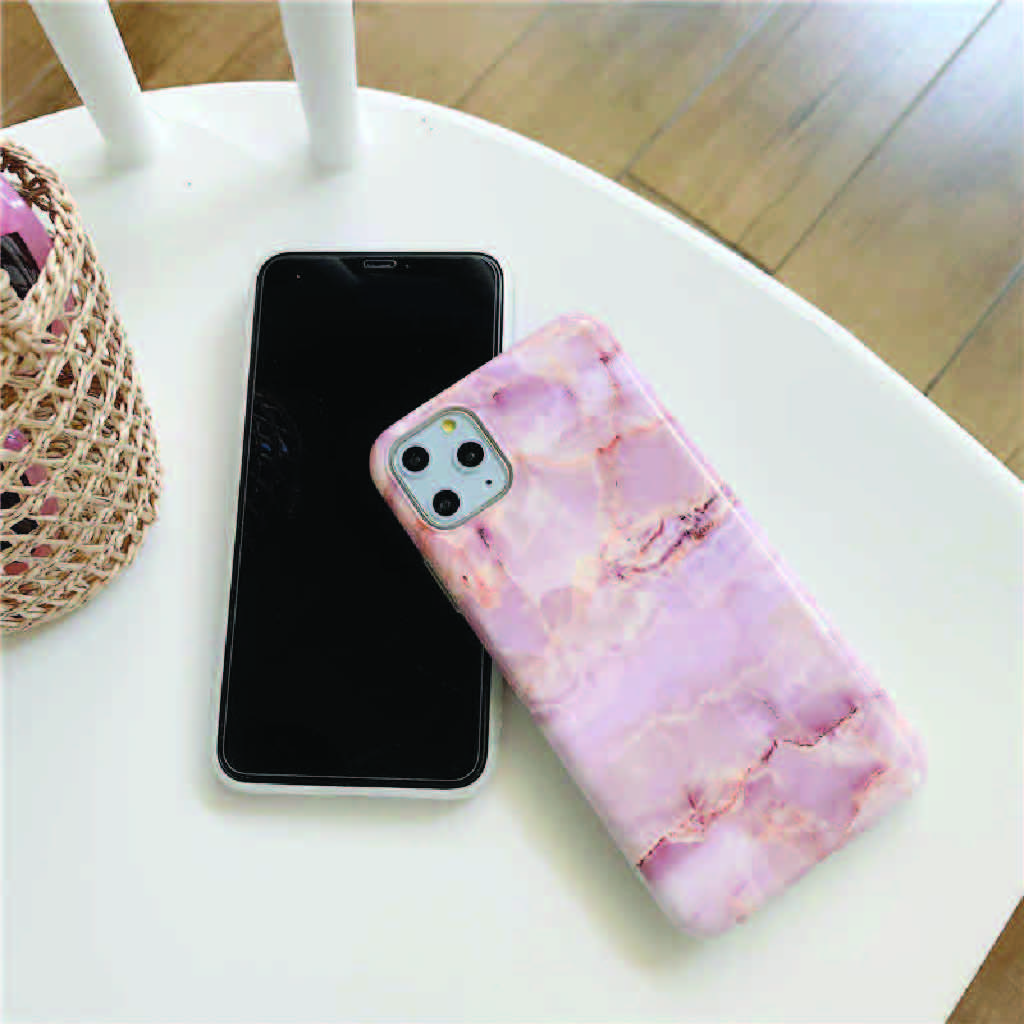 Ốp Lưng Iphone ⚡ Ốp Lưng Điện Thoại Iphone Pink Marble ⚡ Full Các Dòng Iphone
