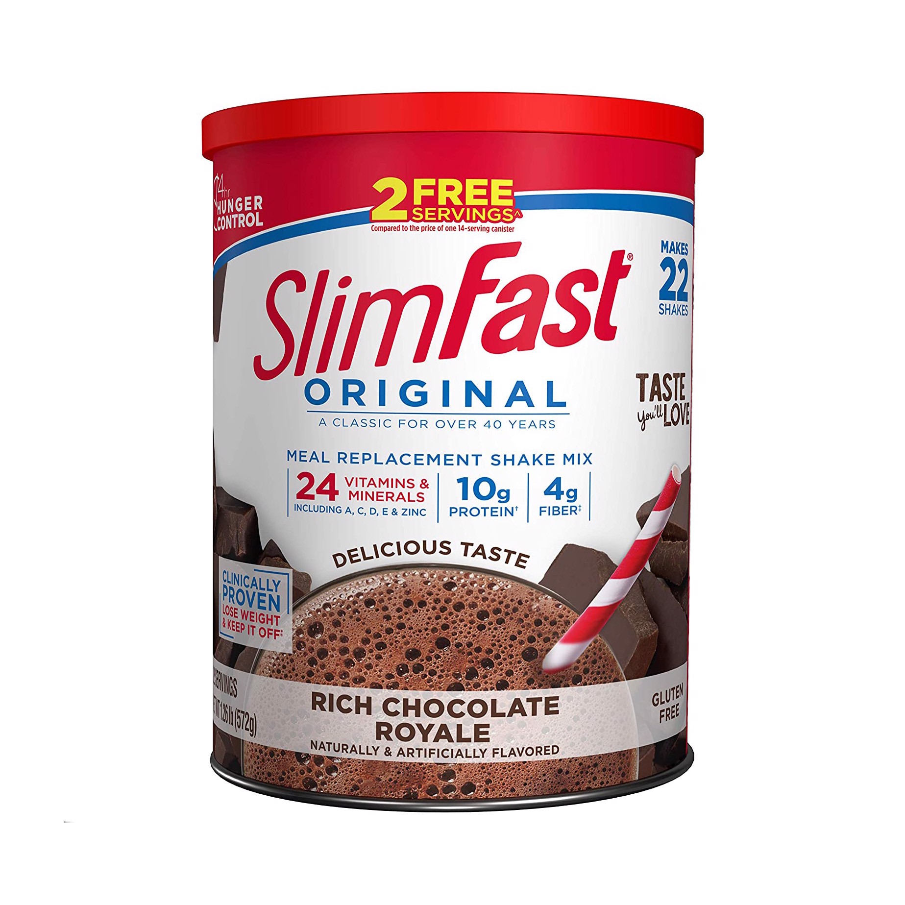 [HCM]Sữa bột Slimfast 572grs (vị sô-cô-la)