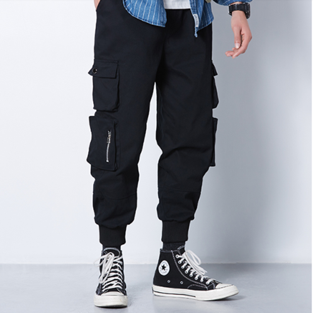 Quần Túi Hộp 4 Túi Phối 2 Túi Khóa Kéo Chất Thun BC nam Cao Cấp Chất Siêu Co Giãn Thời Trang 4MEN JOGGER 9000027C5