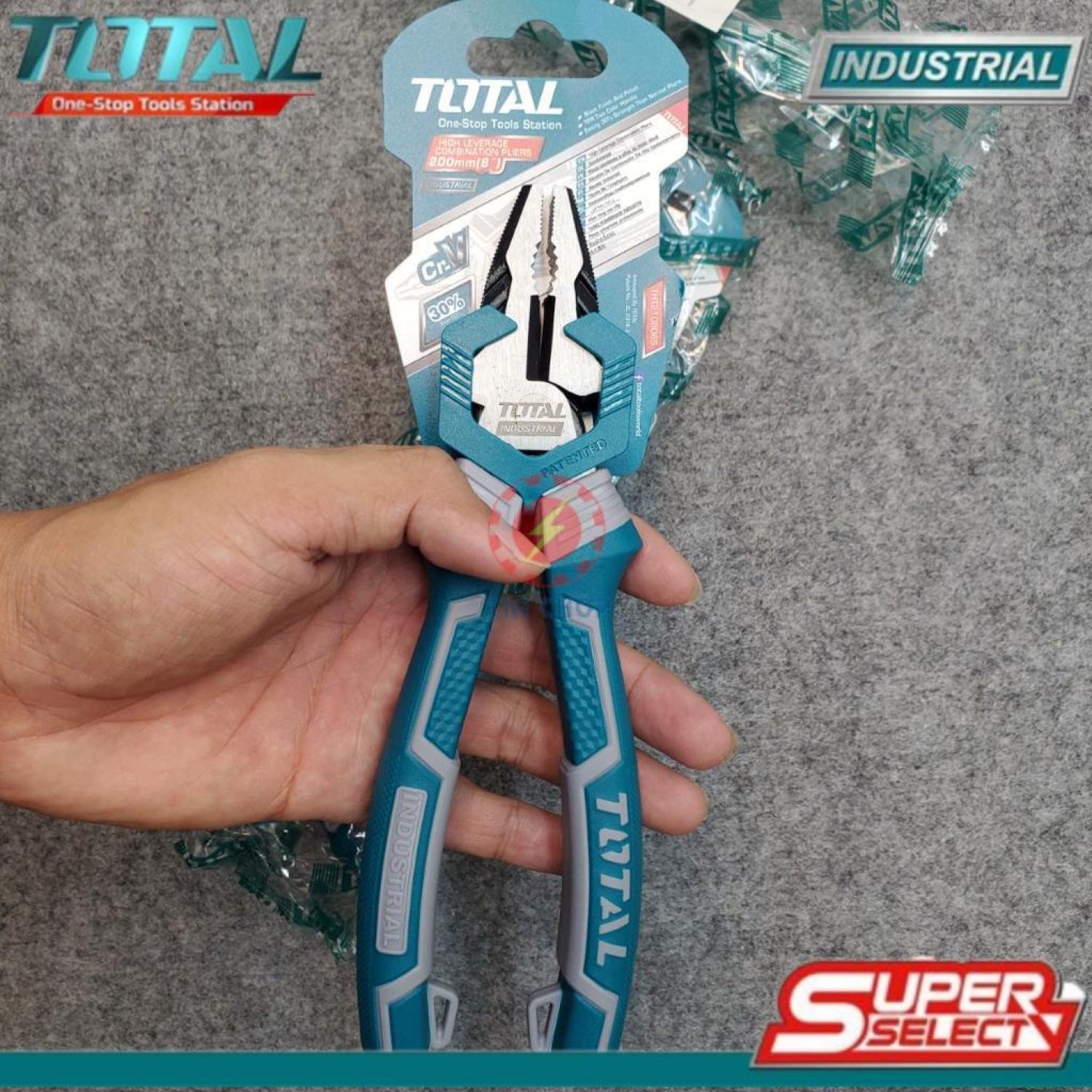 Kìm răng cao cấp loại 8 inch total tht210806s
