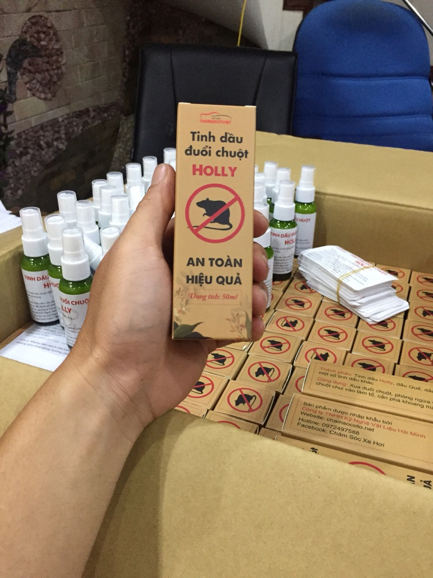 Tinh dầu đuổi chuột ô tô Holly