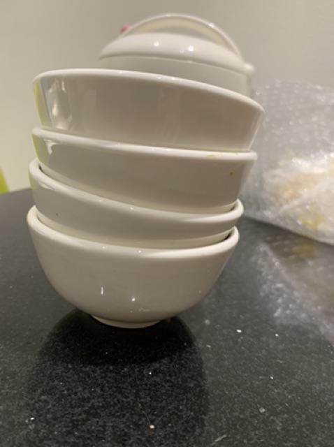Combo 10 Chén sứ trắng 11 cm