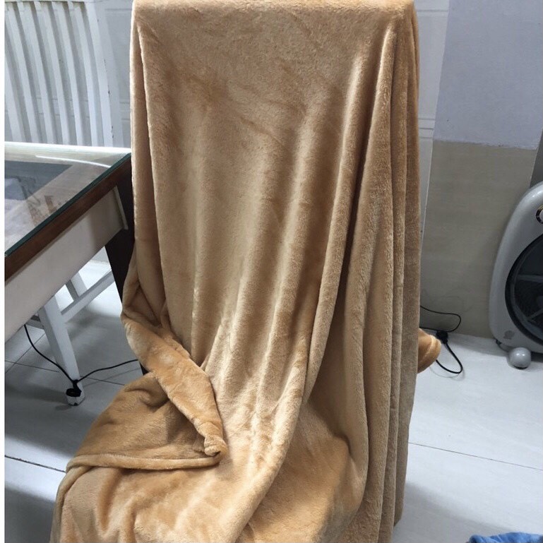 Chăn văn phòng 2m x 1m6 mềm mại chăn lông 2 mặt